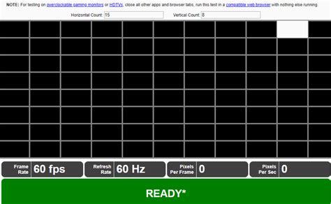 vsync refresh rate test